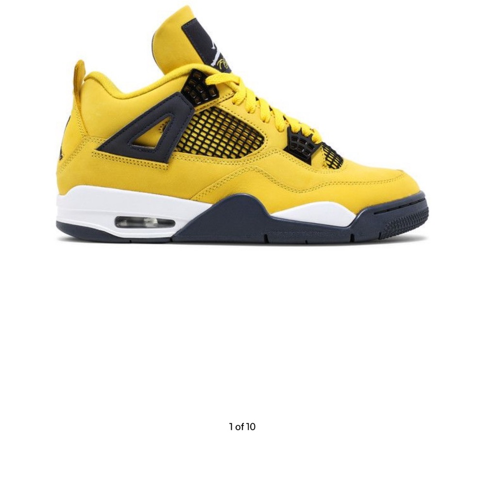 Jordan Men's Sneakers in Yellow and Black